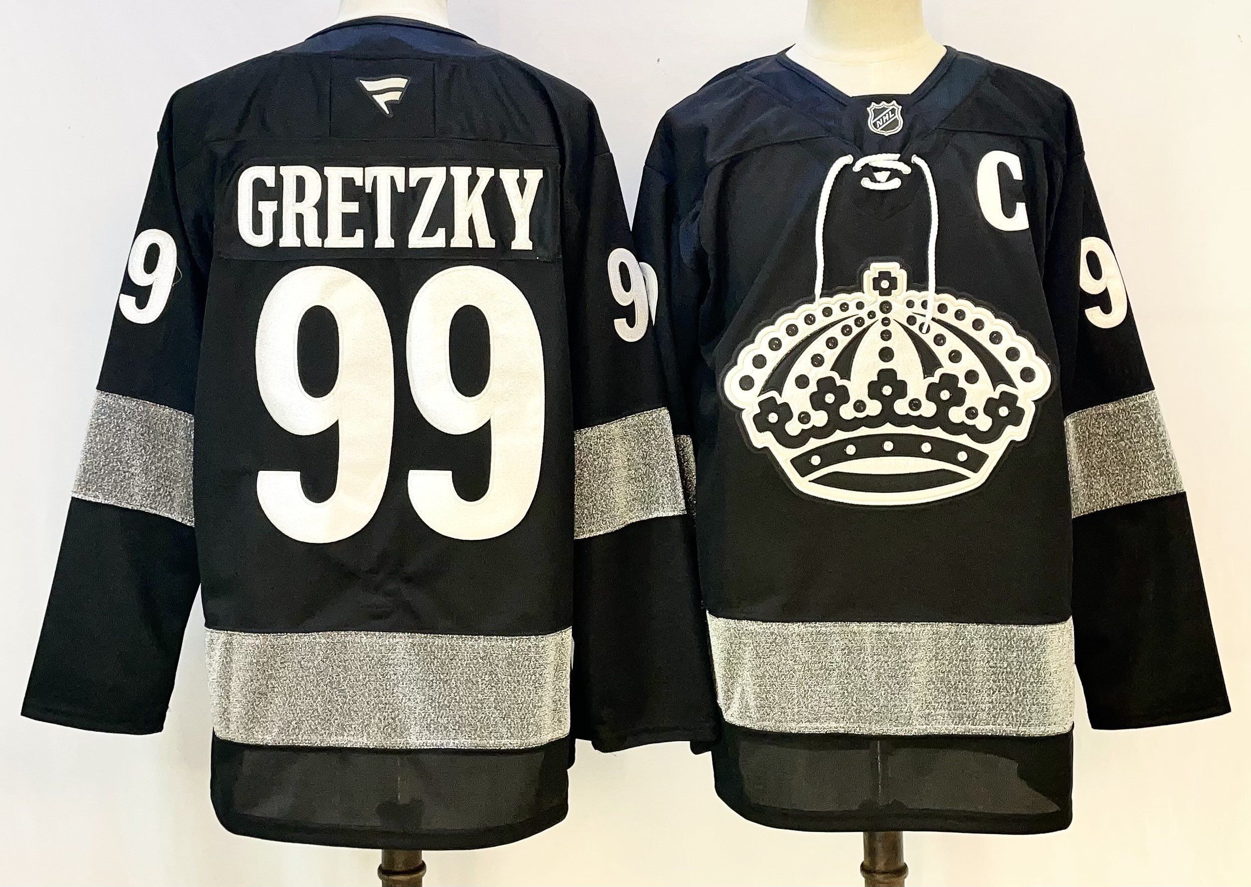 Men Los Angeles Kings #99 Gretzky Black 2026 Adidias NHL Jersey style 001->buffalo sabres->NHL Jersey